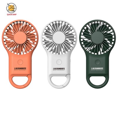 Mini Pocket Fan with Moutaineering Buckle
