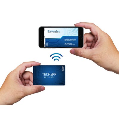 Credit Card Style NFC Business Card – One-Sided Full-Color Printing Included