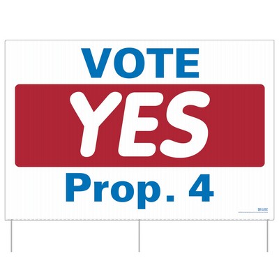 Corrugated Plastic Sign Kit | 32" x 48" | 1 Side | Full Color
