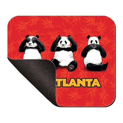 8"X9.5" Hard Top Custom Rectangle Mouse Pad 1/8" Foam Base