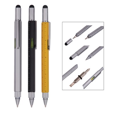 Stylus Multi-Function Pen with Tool Set