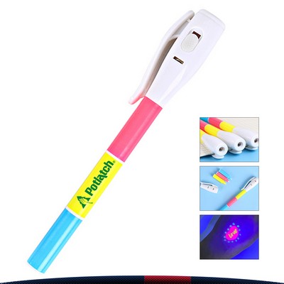 Invisible UV Ink Pen