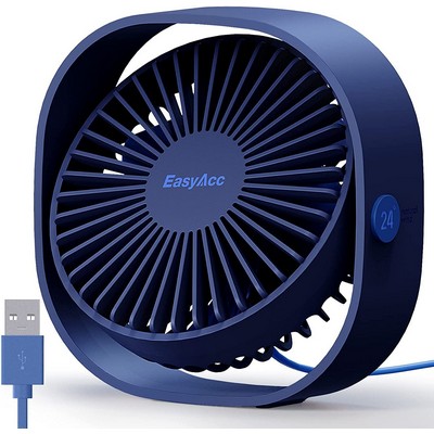 USB Desk Fan,Portable Powered Fan, Rotatable Desktop Fan , Travel Fan