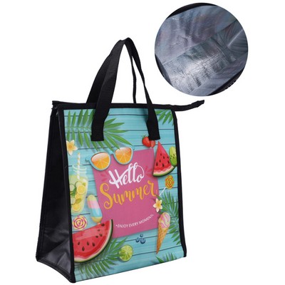 Laminated Insulated Lunch Bag/Ice Pack