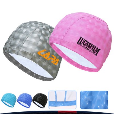 High Elastic Waterproof Swim Cap