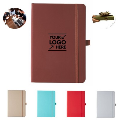 A6 Hardcover Notebook w/Elastic Band