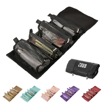 4-In-1 Portable Mesh Makeup Bag