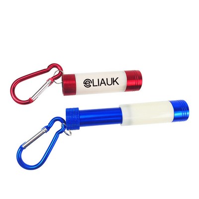 Expandable 1 LED Flashlight Key Chain