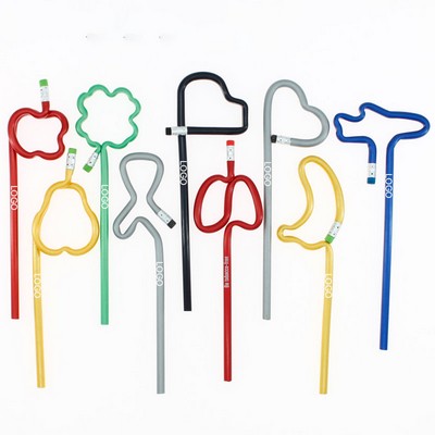 Novelty Shaped Colorful Pencils w/Customizable Logo Charm