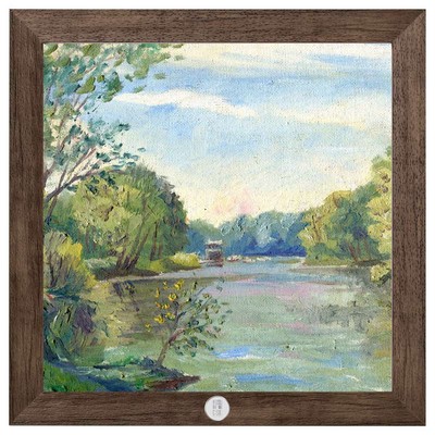 "Tranquility" Art Print W/ Silver Medallion