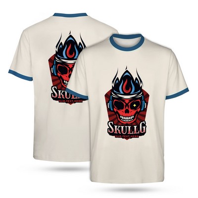 Economy 140g Milk Silk Unisex Full Color Sublimation T-Shirt