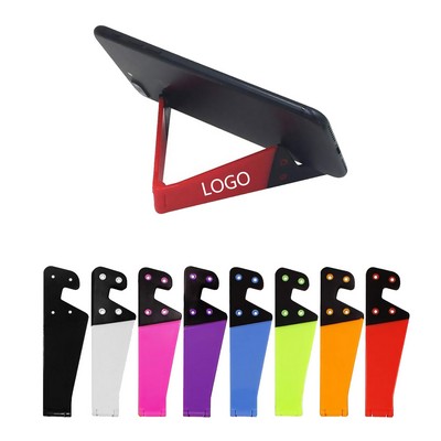 Plastic Foldable V-shaped Phone Holder