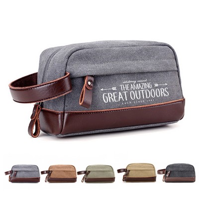 Canvas Toiletry Bag