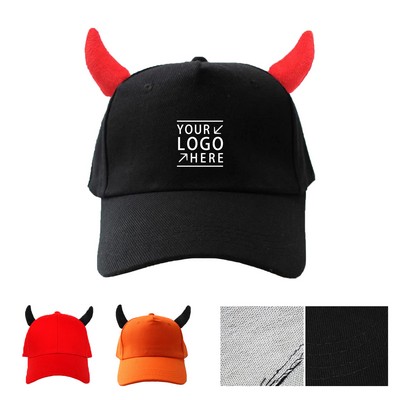 5 panel Horn Peaked Little Devil Baseball Cap