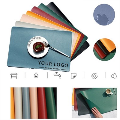 Heat-Resistant PU Leather placemat