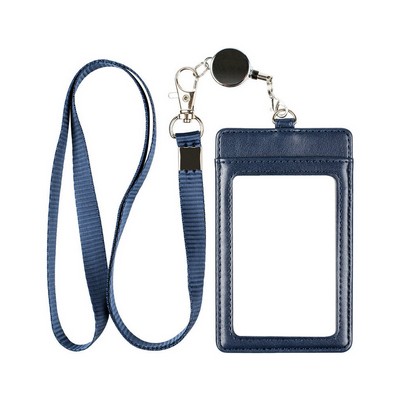 Badge Holder With Lanyard