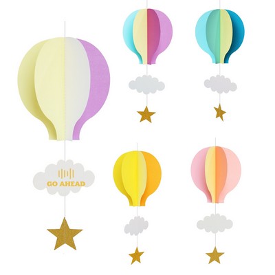 Hot Air Balloon &Star Hanging Decorations