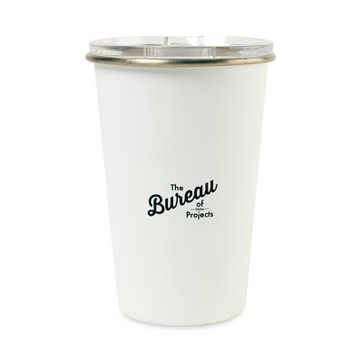 Arlo Classics Stainless Steel Travel Tumbler - 14 Oz. - White