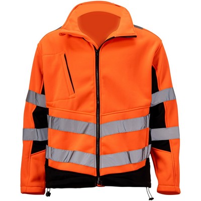 VISIPRO Non ANSI Colorblock Safety Jacket - 280G Softshell