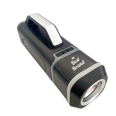 Flashlight with Portable Toolbox