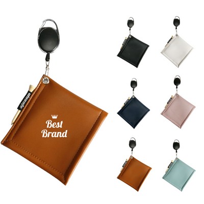 PU Golf Ball Cleaning Towel With Hanging Buckle