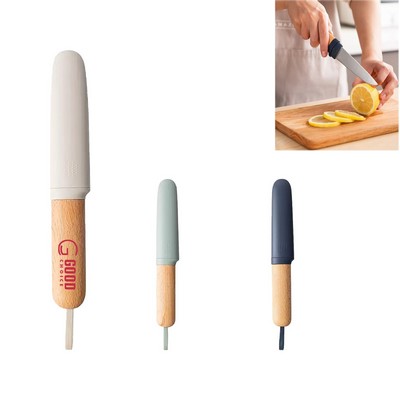 Stainless Steel Fruit Knife&Silicone Sleeve