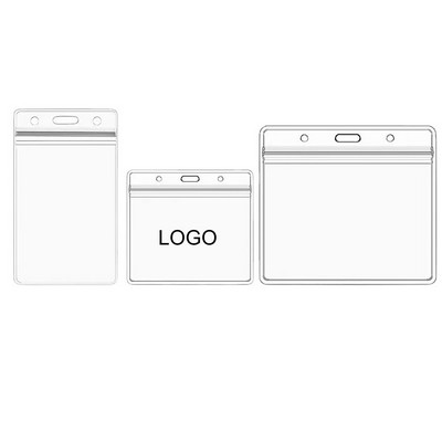 Transparent ID Card Holder