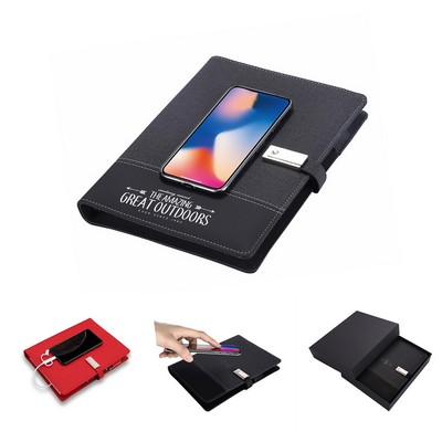 Notebook with 8000mAh Power Bank