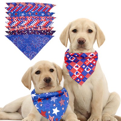 Custom Polyester Pet Bandana Towel.