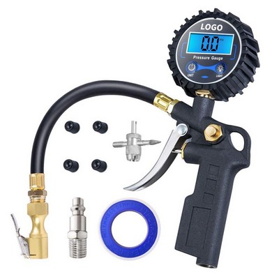 Digital Tire Inflator W/ LED Display Pressure Gauge