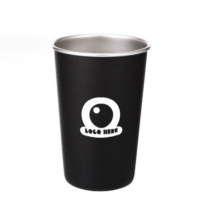 16OZ Stainless Steel Beer Pint Glass Cup