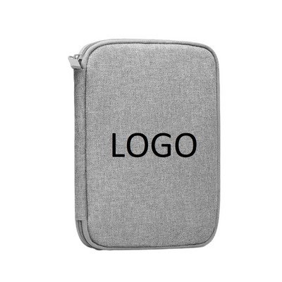 Electronics Travel Organizer Zipper Pouch