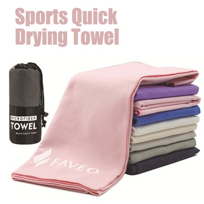 Microfiber Soft Quick-Drying Sports Towel Yoga Gym Running