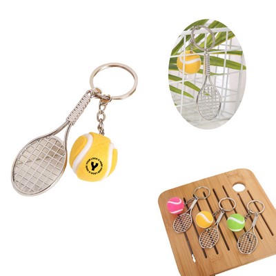 Tennis Keychain