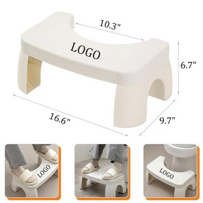 Custom Improved Posture Toilet Squatting Stool Non-Slip Foot Stool