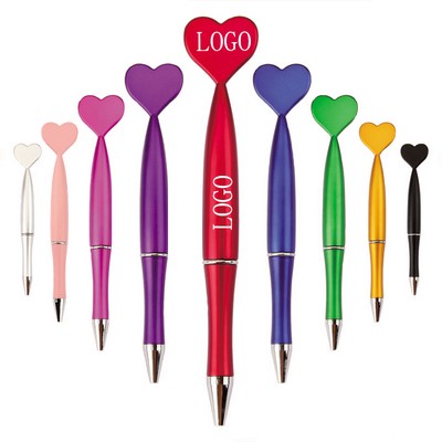 Valentine's Day Heart Shape ABS Ballpoint Pen