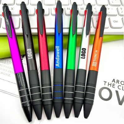 Tri-Color Touchscreen Ballpoint Pen