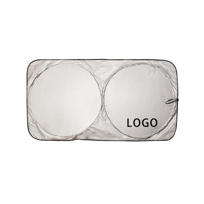Folding Round Car Windshield Sunshade