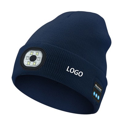 Led Bluetooth Knitted Hat Beanie