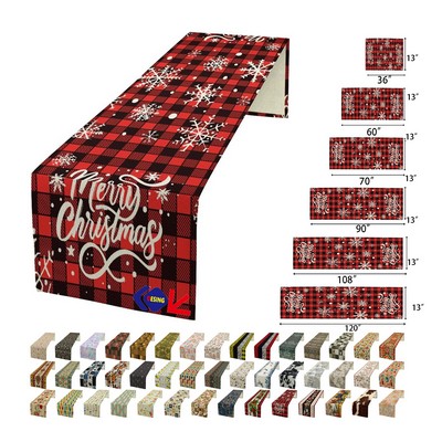 13x60 Inches Linen Table Runner