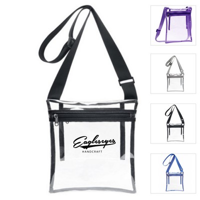 Unisex Transparent Crossbody Bag