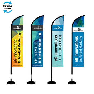 9 FT Custom Advertisement Feather Flag Kit