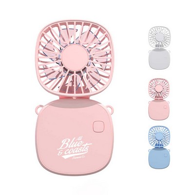 Portable Necklace Folding Fan