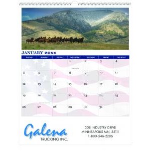 Americana Wall Calendar
