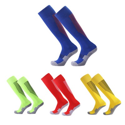 Unisex Knee High Tube Athletic Football Socks