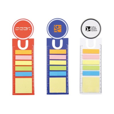 Markers Sticky Index Tabs With Ruler