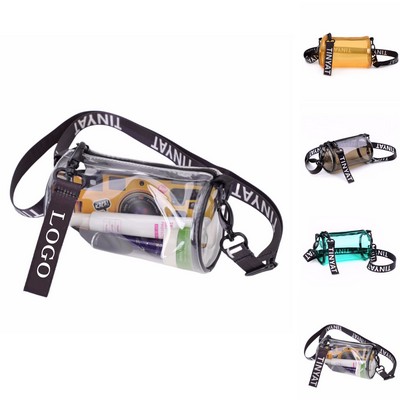 Mini PVC Cylinder Phone Bag