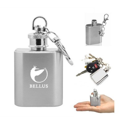 Portable Keychain Hip Flask