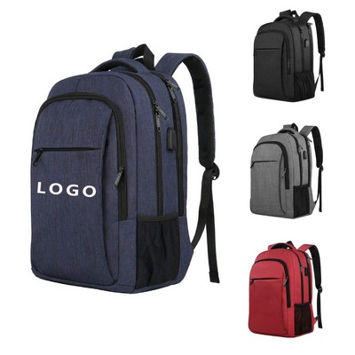Laptop Backpack with USB Charging Port