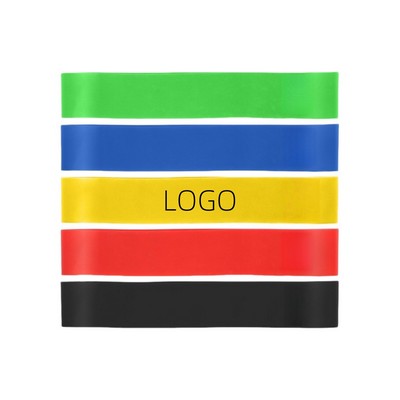 Latex Elastic Resistance Band Strap Set
